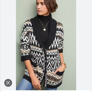 Moth Helena Fair Isle cardigan S